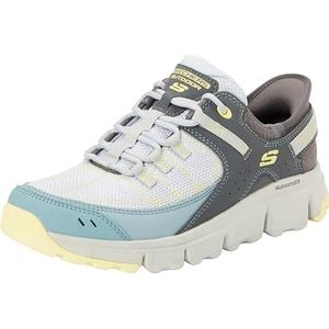 Skechers Summits voor vrouwen op, Blauw Synthetisch Mesh Yellowtrim, 36.5 EU