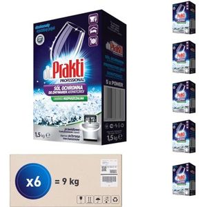dr.Prakti vaatwaszout 1,5 kg, multiverpakking van 6 stuks