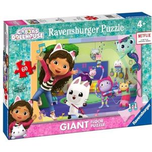 Ravensburger Gabby's poppenhuis 60-delige gigantische vloer puzzel voor kinderen vanaf 4 jaar - educatief speelgoed en spellen voor kinderen