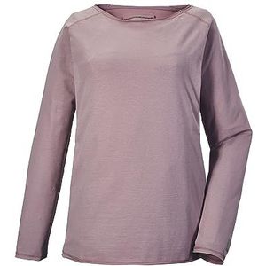 G.I.G.A. DX Dames Shirt met lange mouwen GS 39 WMN LS SHRT GOTS, taupe, 38, 41165-000