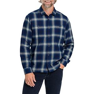 Pioneer Herenshirt Kent Shirt, Vintage Indigo geruit, S