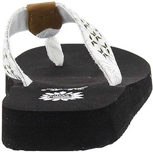 Yellow Box Women's Benji flip Flop, White, 11