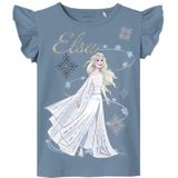 NAME IT Meisjes Nmfjinny Frozen Ss Top Wdi, Dusty Blue., 98