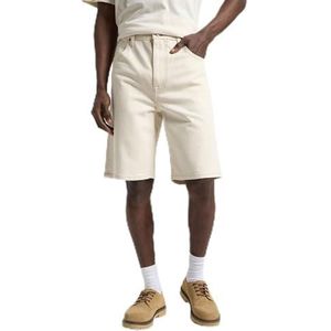 Lee - Asher Korte Jeans - Wit - Katoen en Lyocell Mix