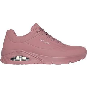 Skechers Uno Stand On Air heren Trainers Laag-top, Ash Rose Durabuck Mesh, 42.5 EU