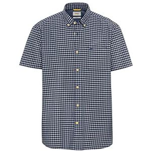 camel active Heren 409214/1S74 hemd, nachtblauw, S, nachtblauw, S