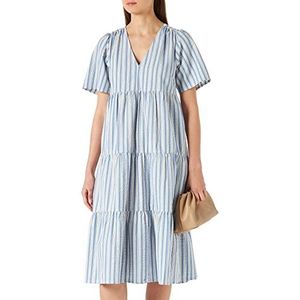 Part Two Pampw Dr Dress Relaxed Fit dames, Riviera Stripe, 34