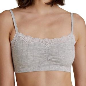 CALIDA Etude Toujours bustier Grey Melange, 1 stuk, maat 44-46, gemengd grijs, 44-46