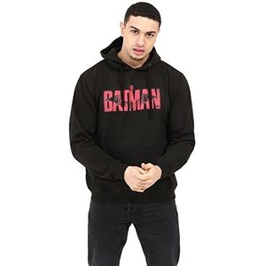 DC Comics Heren The Batman Hooded Sweatshirt, Zwart, Medium