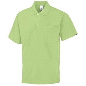 BP 1612-181 poloshirt van duurzaam gemengd weefsel lichtgroen, maat L