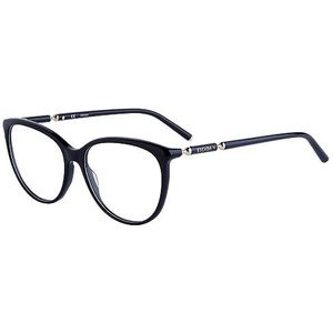 Escada VESC84 bril, glanzend zwart, 54 voor dames, Zwart