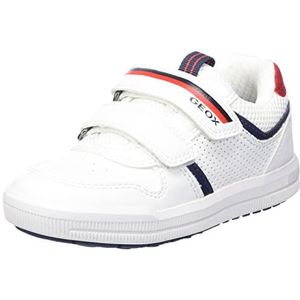 Geox J Arzach Boy Sneakers voor jongens, Wit Navy, 31 EU