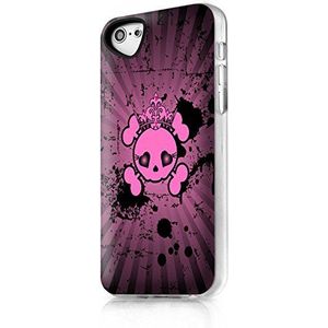Itskins ITIP5CPHANTPK Phantom skull backcover/beschermhoes voor Apple iPhone 5C pink