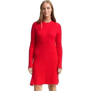 TOM TAILOR Denim Damesjurk, 12880 - Brilliant Red, XL