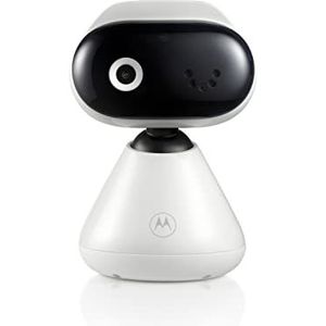 Motorola Nursery PIP1000 Babyfoon met Camera - Baby Camera met App Besturing - Baby Monitor - Nachtvisie, Digitale Zoom, Slaapliedjes en Twee-Weg Communicatie - Wandmontage - Wit