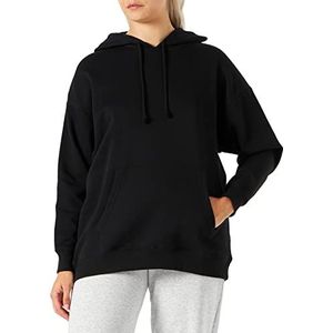 PIECES PCCHILLI LS oversized hoodie NOOS BC capuchontrui, zwart, XL