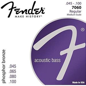 Fender Accessories Basssnaren van vernikkeld staal met rondom wikkeling 3 45-100 Acoustic Bass