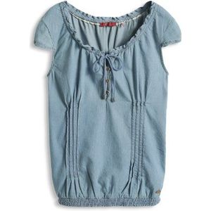 edc by ESPRIT dames Regular Fit blouse denim Carmen 054CC1F013