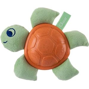 Chicco Knuffel baby schildpad ECO+, tinker van stof, kunststof en gerecycled polyester, tactiele stimulatie, spel baby, 3-24 maanden