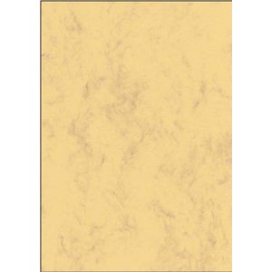 SIGEL DP553 gemarmerd karton/papier zandbruin, A4, 50 vellen, motief dubbelzijdig, 200 g - andere kleuren