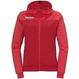 Kempa Prime Multi Jacket Women Handball jas met capuchon voor dames, chilirood/rood, S