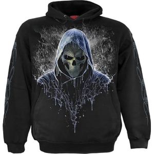 Spiral - Reaping in The Rain - Hoody Zwart, Zwart, S