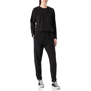 Urban Classics Dames jumpsuit polar fleece vrouwen eendelig, zwart (Black 00007), XL