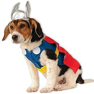 Thor Hond Fancy Dress Super Hero Comic Boek Huisdier Halloween Kostuum Nieuwe