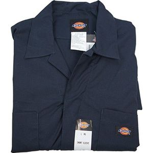 Dickies Werkoverall met korte mouwen voor heren, Donkere marine, M Tall