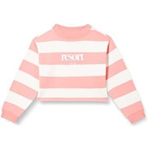 TOM TAILOR Meisjes Kindersweater met strepen 1033904, 30959 - Pink Off White Bold Stripe, 164