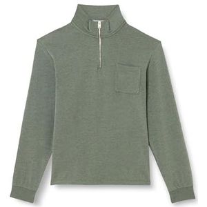 s.Oliver Sweatshirt voor heren met opstaande kraag, groen, 3XL, groen, 3XL