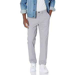 Amazon Essentials Skinny-fit Broken-in Chino Broek voor heren,Lichtgrijs,28W / 28L