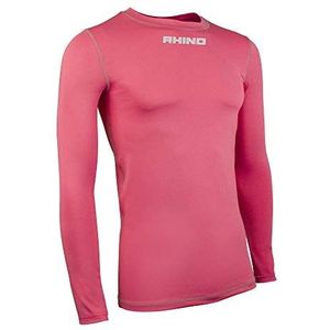 Rhino Unisex-Jeugd Tagless Baselayer, Roze, 13/14yrs