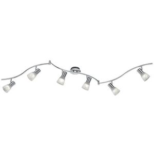 Trio Leuchten LED-rail ""Levisto"" in mat nikkel, albastkleurig wit 871010607