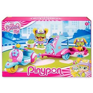 Pinypon. My Puppy and Me. Motorfiets, hangers en figuren voor jongens en meisjes van 4 tot 8 jaar (Famosa 700016247)