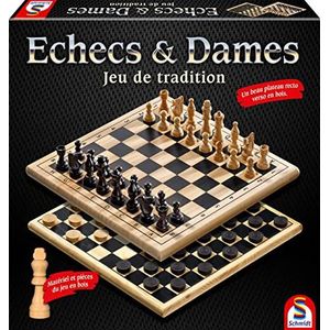 Schmidt Spiele 88288 Dames, zwart schaken, speeltraditie