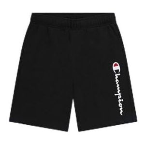 Champion Legacy Icons Pants Contrast Logo Powerblend Terry Bermuda Shorts, Zwart, XL Heren SS24, Zwart, XL