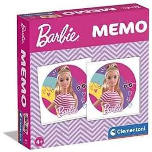 Clementoni - 18287 - Memo Game - Barbie - Memo-spel, 80 kaartparen, kaartspel kinderen, educatief speelgoed vanaf 4 jaar, gemaakt in Italië