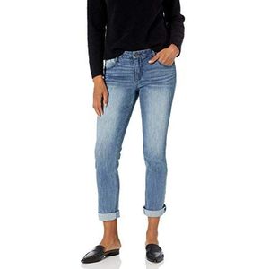 Democracy Women's Ab Solution Girlfriend Jean, Blue, 10