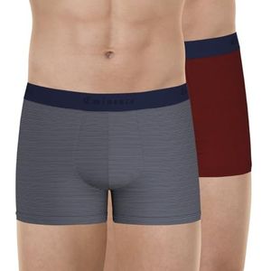 Eminence - Set van 2 Boxershorts - Mariniere/roest - XXL - Stretchkatoen - Oeko-Tex®-label standaard 100