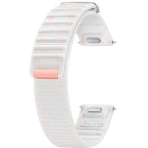 Samsung Galaxy Officiële stoffen band (S/M) voor Galaxy Watch 7, roze wit