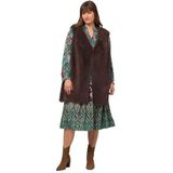 Ulla Popken Bodywarmer  donkerbruin