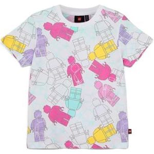 LEGO T-shirt voor meisjes, donkerroze (dark pink), 110 cm