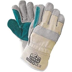 Reis Rbpower beschermende handschoenen, Beige-Light grijs-groen, 10 maten, 12 stuks