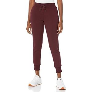 Amazon Essentials Fleece joggingbroek voor dames (verkrijgbaar in grote maten), bordeaux, 5XL Plus