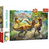Trefl, Puzzel, Vechtende Tyrannosaurussen, 160 Elementen, voor kinderen vanaf 5 jaar