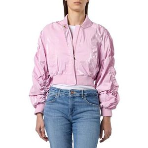 Pinko Bubber Bomber geglazuurd canvas, N78_Sweet Pink Paars, S