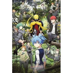 ABYstyle - Assassination Classroom - Poster groep bos opgerold gefilmd (91,5 x 61 cm)