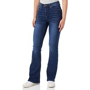 Springfield Jeans Boot Cut Duurzaam wassen, middelblauw, regelmatig voor dames, Medium Blauw, 32
