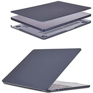 CASE-MATE Snap-On Case beschermhoes compatibel met Apple MacBook Air 13"" (M2 2022) hoesje [Stevige grip met rubberen voetjes | Reisvriendelijk gewicht | Inclusief toetsenbordbeschermer] - Rook/Grijs
